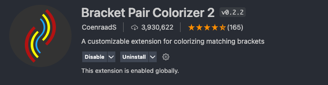 VScode extensions for ruby on rails - Bracket Pair Colorizer 2 VScode extensions for ruby on rails - Bracket Pair Colorizer 2
