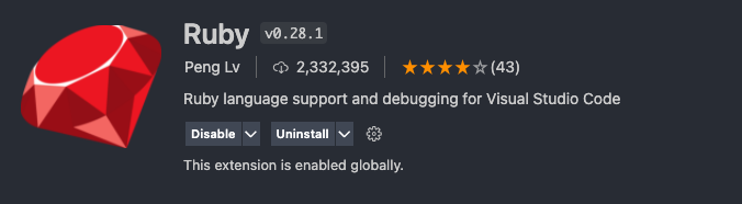 VScode extensions for ruby on rails - Ruby VScode extensions for ruby on rails - Ruby